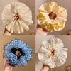Korean Premium Lace Scrunchie: Women's High-End, Durable, Elastic Hair Accessory