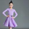 Costume Competition Uniform Kids Clothes Children Clothing Latin Dance Wear Fringe Skirt Latin Dance Dress Stage Performance