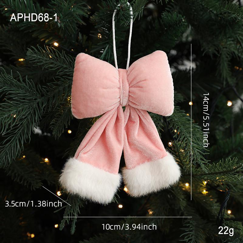 Velvet Red Bow Ornaments for Christmas, Weddings, Chinese New Year, and Grand Openings.