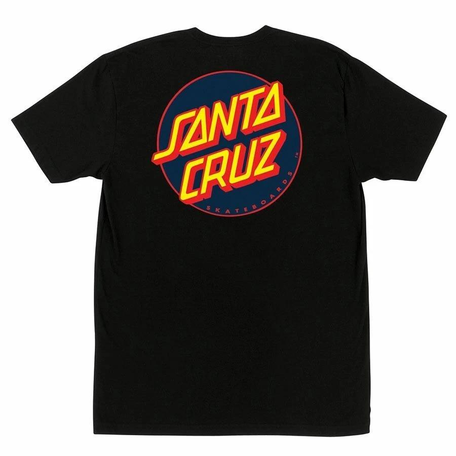 Santa Cruz OTHER DOT PREMIUM Skateboard T Shirt BLACK S