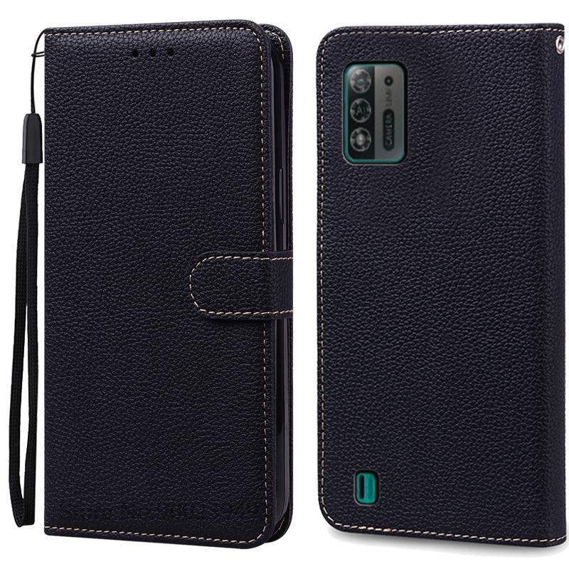 A52 Lite Pouzdro Pro ZTE Blade A52 Lite Pouzdro Měkké Silikonové Peněženkové Kožené Vyklápěcí Pouzdro Pro ZTE Blade A52 Lite Pouzdro TPU Zadní Kryt Etui