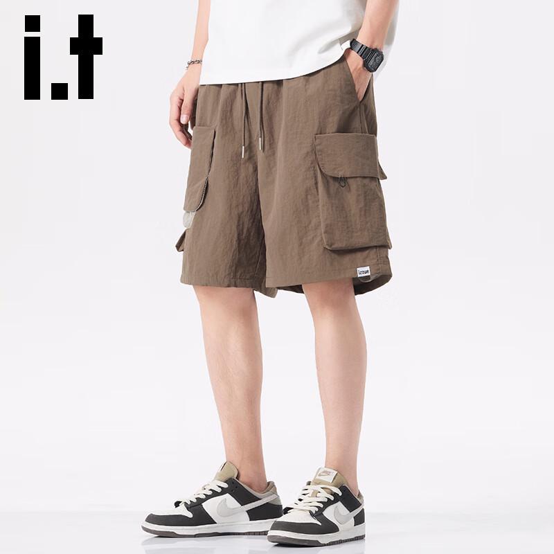 Izzue Men s Casual Quick-Dry Shorts L