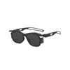 Street Punk Sunglasses Bend Lenses Futuristic Neutral Hip Hop Sunglasses Uv Protection Glasses