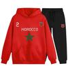 Jogging Tracksuit Morocco Child Red Number 2 - Red