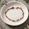 Durable Beaded Jewelry Bohemian Bracelet for Women Handmade Bamboo Joint Stackable Layered Bracelet Ethnic Style Boho Summer Lightweight Vacation