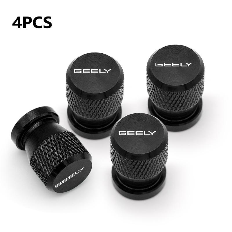 4 Stück Auto Rad Reifen Ventilkappen Reifenventilschaft Abdeckungen Staubdicht Wasserdicht Für GEELY coolray Starray emgrand emgrand tugella Auto Dekor