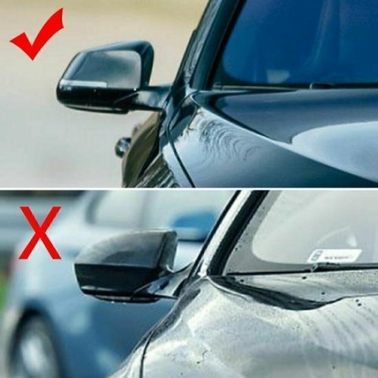Glossy Black Mirror Cover Cap For BMW 5 Series F10 F11 F18 F07 640i 2014~2018