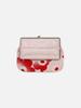 Marimekko Mini Unikko Haivahdys Puolikas Kukkaro Clasp Pouch, Women's, 52152259473821, Light Pink and Red