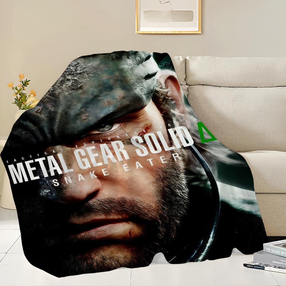 M-Metal G-Gear S-Solid Delta Snake Eater Flannel Warm Comfort Soft Plush Blanket For Picnic Beds Sofas Homes And Bedrooms