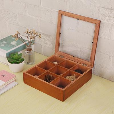 Elegant Jewelry Box with 9 Compartments for Bracelets and Rings