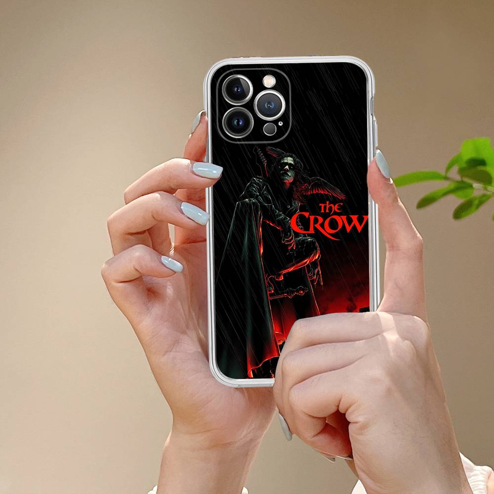 T-The C-Crow Classic Movie For IPhone 17 16 15 14 13 12 11 Pro Max Plus Mini Funda For Transparent Cover