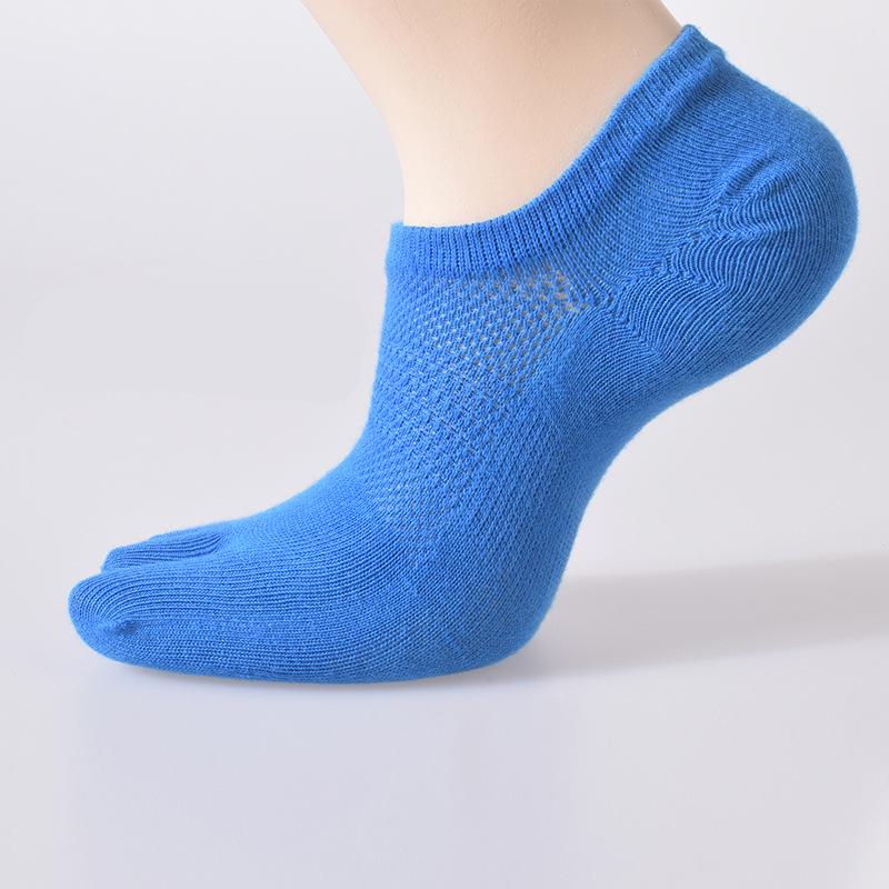 Dámské bavlněné kotníkové ponožky s pěti prsty Jingzheng - Roztomilé a absorbující pot