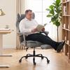 Executive Office Chair, Leathaire Big and Tall Office Chair 180 kg with Wide Seat, Reclining, Lumbar Support, Grey