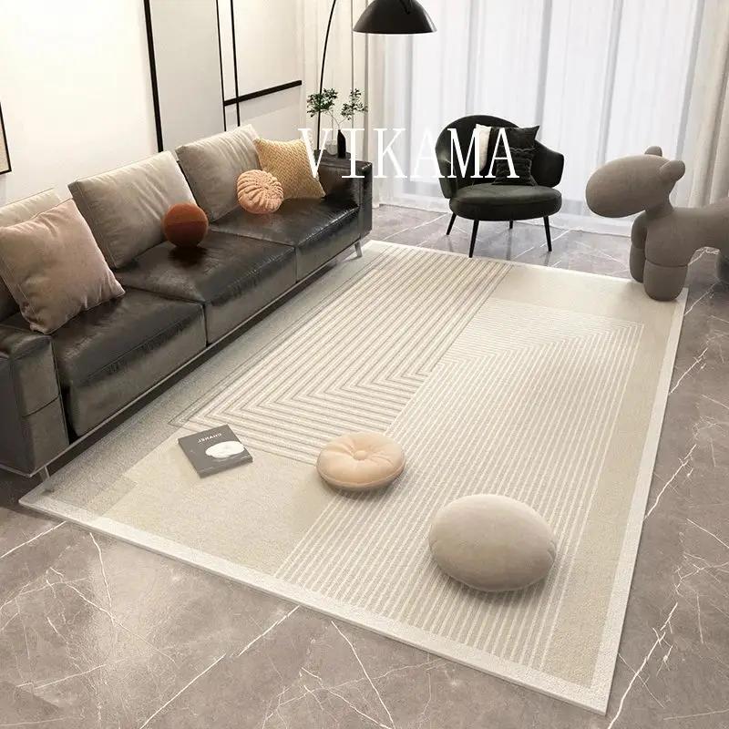 

Cream Ins Crystal Velvet Carpet Soft Cozy Home Bedroom Living Room Stain Resistant Rugs 120*160cm