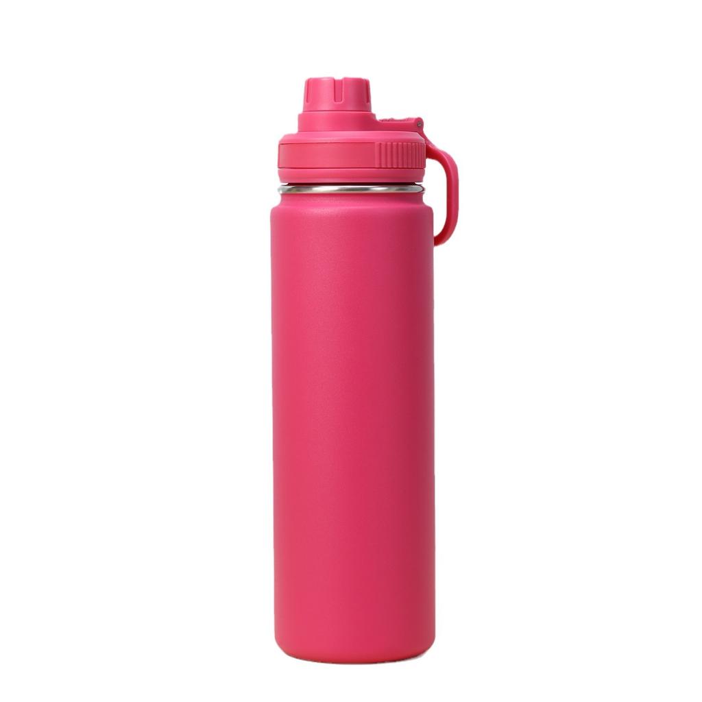 24 Oz Stainless Steel Water Bottle Vacuum Insulated Double Wall Water Bottle Wide Mouth BPA Free Keeps Water Cold for Longer
