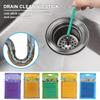 12Pcs Drain Cleaner Sticks Pipe Drain Sticks Sink Cleaner Enzyme Opener Unclogger Tool Deodorizer For Pipe Sinks Shower