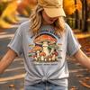 Mushroom Season Graphic T Shirt Unisex Vintage Autumn Forest Fungi Tee Cottagecore Wild Mushroom Lover Short Sleeve Casual Tops