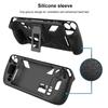Silicone Console Housing Anti Slip Soft Shell Game Console Frame with Foldable Bracket Replacement Accessories for Steam Deck