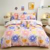 White Green Botanical Floral Duvet Cover Set Queen Reversible Gold Paisley Pattern Bedding Set Soft Microfiber Comforter Cover