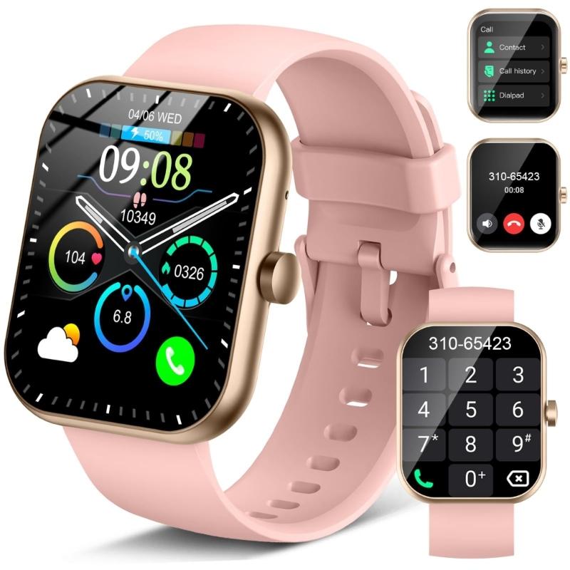 

1.96Inch Touchable Screen Smartwatch with Customizable Watch Faces and Long Service Life for Indoor and Outdoor Use 1 розовый