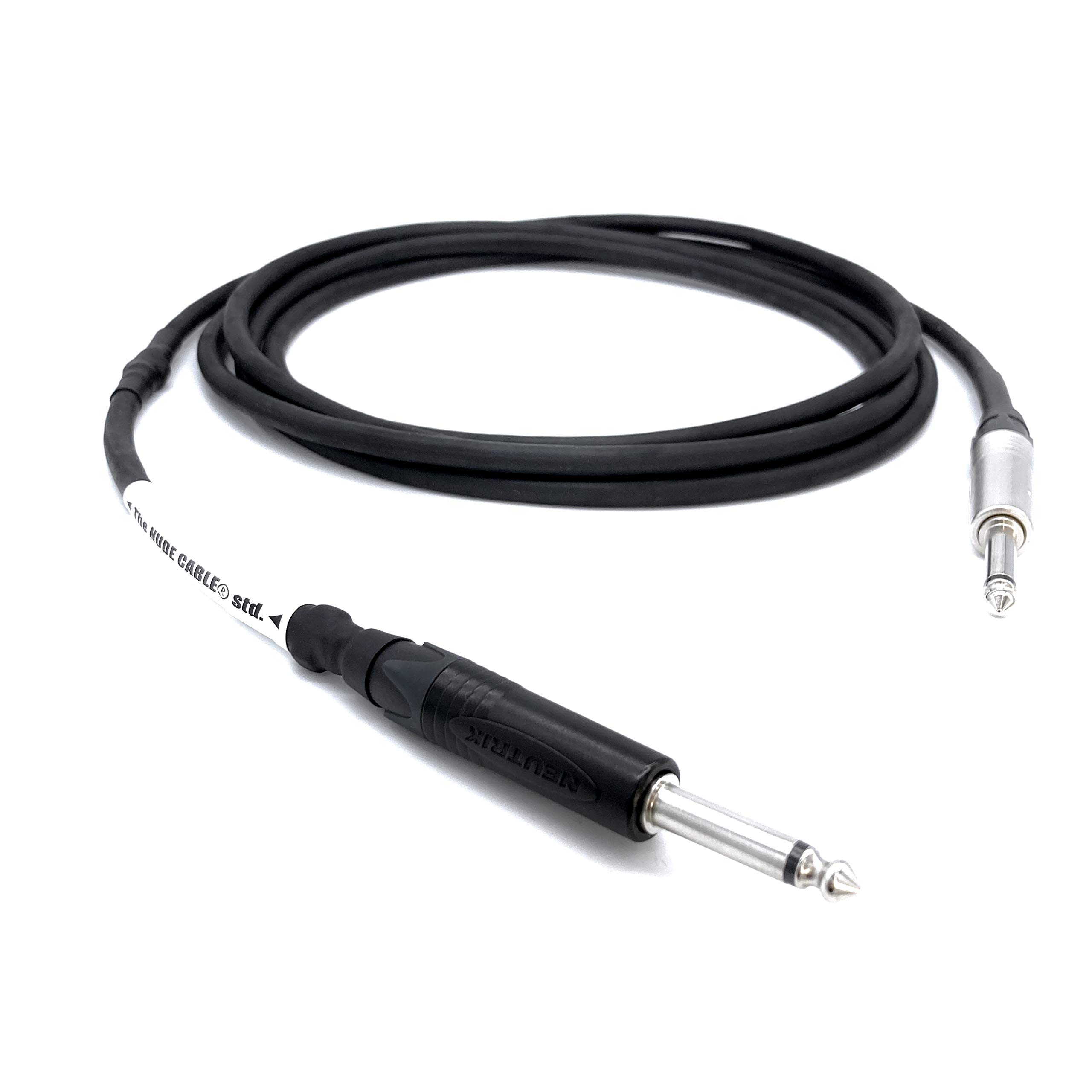 

NUDE CABLE 3m Standard Model Shielded Cable for Guitar and Bass S-S чёрный