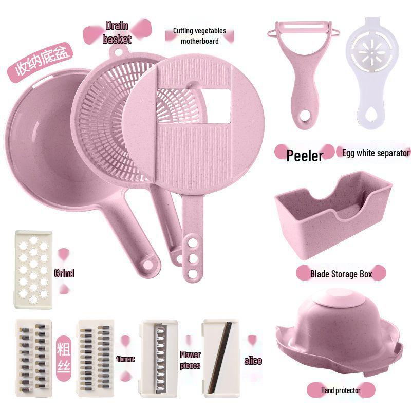 Multifunctional Kitchen Vegetable and Potato Grater & Slicer