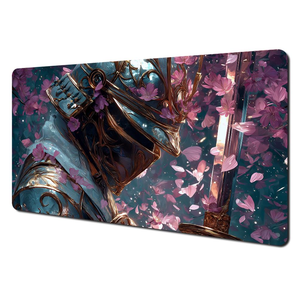 Japanese Hannya Oni Mask Gaming Mouse Pad Large Extended Desk Mat Smooth NonSlip Base for Anime Gamer Desk Decor