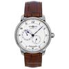 Friedrichshafen Leather Strap White Dial Automatic 85681 Men's Watch