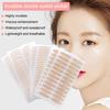 10 Sheets Double Eyelid Sticker Strong Stickiness Mesh Breathable Natural Flesh Color Makeup Tool Seamless Double Eyelid Styling Tape for Girl