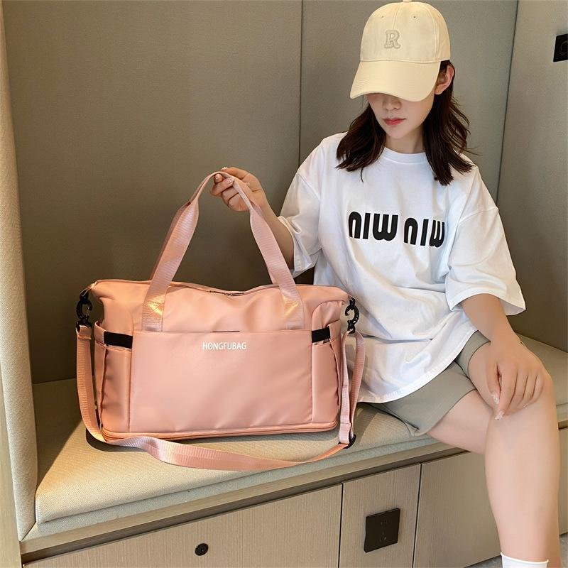 Travel bag Large capacity portable business trip portable delivery storage bag Sports fitness bag Luggage bag Short trip bag