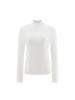 Women's Hyaluronic Acid Thermal Slimming Long Sleeve T-Shirt - Half High Neck, Autumn/Winter Base Layer