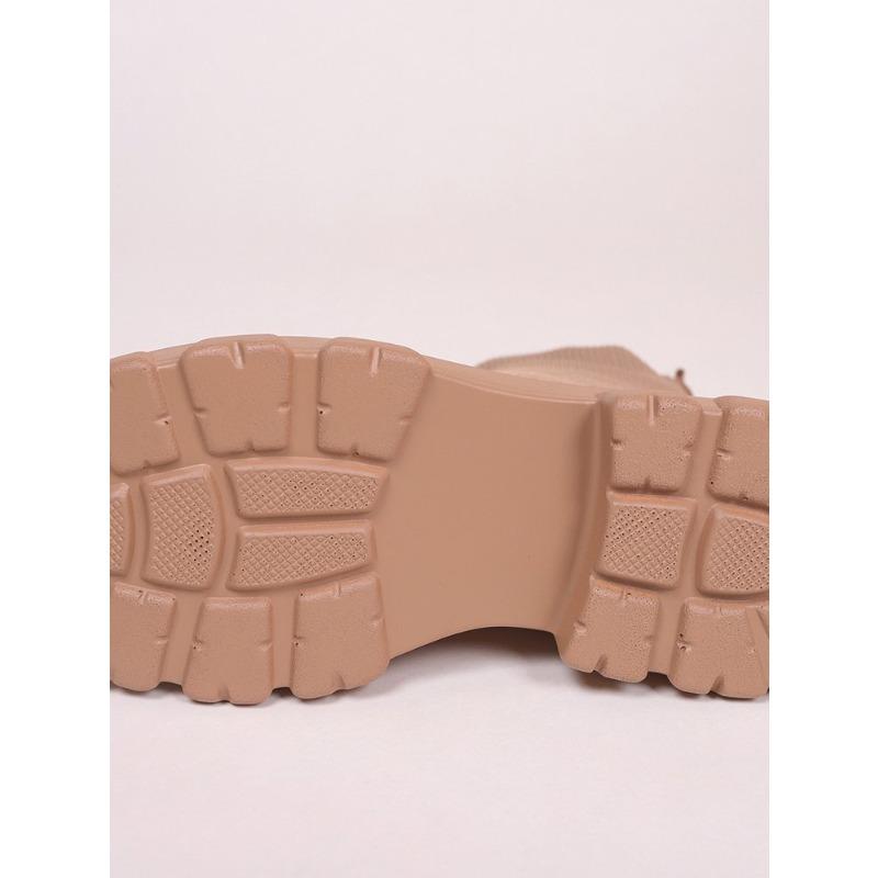 Sports Boots Women's Autumn and Winter New Women's Boots Plus Size One Foot Sock Boots