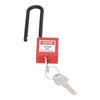 Industrial Safety Padlock 3in Nylon Beam Insulated AntiCorrosion Engineering Lock with 2 Keys