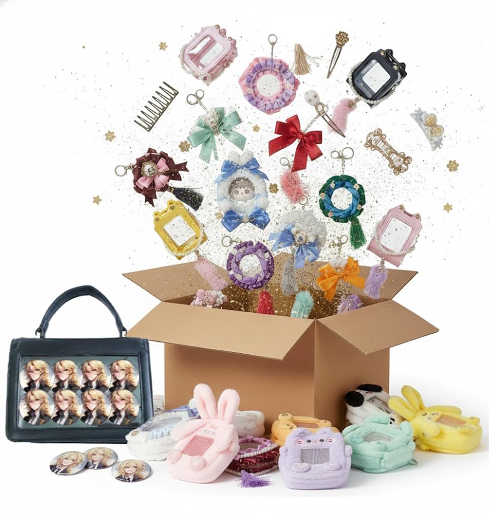 

AiMAX Ultimate Oshikatsu Complete Lucky Bag: Ita Bag, Plush Clothes, Rosette, Acrylic Case, Fully Equipped Happy Bag [Used]
