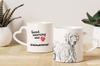 Weimaraner, Grey Ghost - cup with a dog, adorable cup with a heart-shaped handle, universal gift from the Art-Dog brand