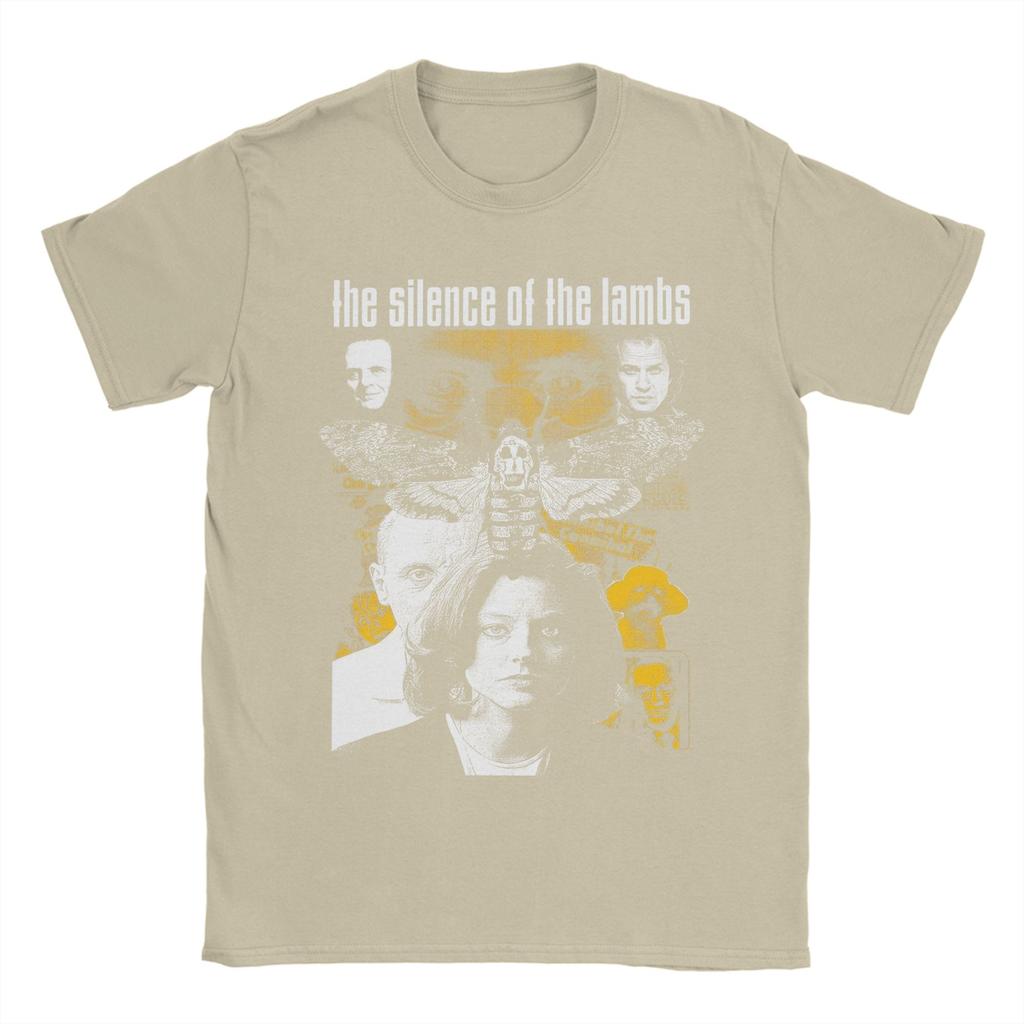 The Silence of the Lambs T Shirts for Men 100 Cotton Unique TShirt Crewneck Tees Short Sleeve Clothing Party