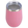 12oz 304 Stainless Steel Eggshell Cup U Shape Insulation Wine Cup Big Belly Eggshell Cup Pink 12oz