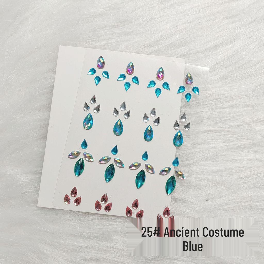 Children's Cartoon Crystal Gem Rhinestone Stickers - Decorative Diamond Decals for Toys & Stage Performance