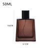 In-Stock High-End Transparent Glass Perfume Bottle: Press-Type Crystal White Spray Decanter