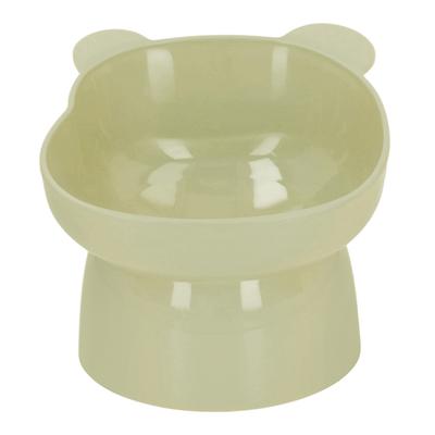 Elevated Cat Bowl Cartoon Spine Protection Prevents Vomiting Spill Proof Large Capacity Tilted