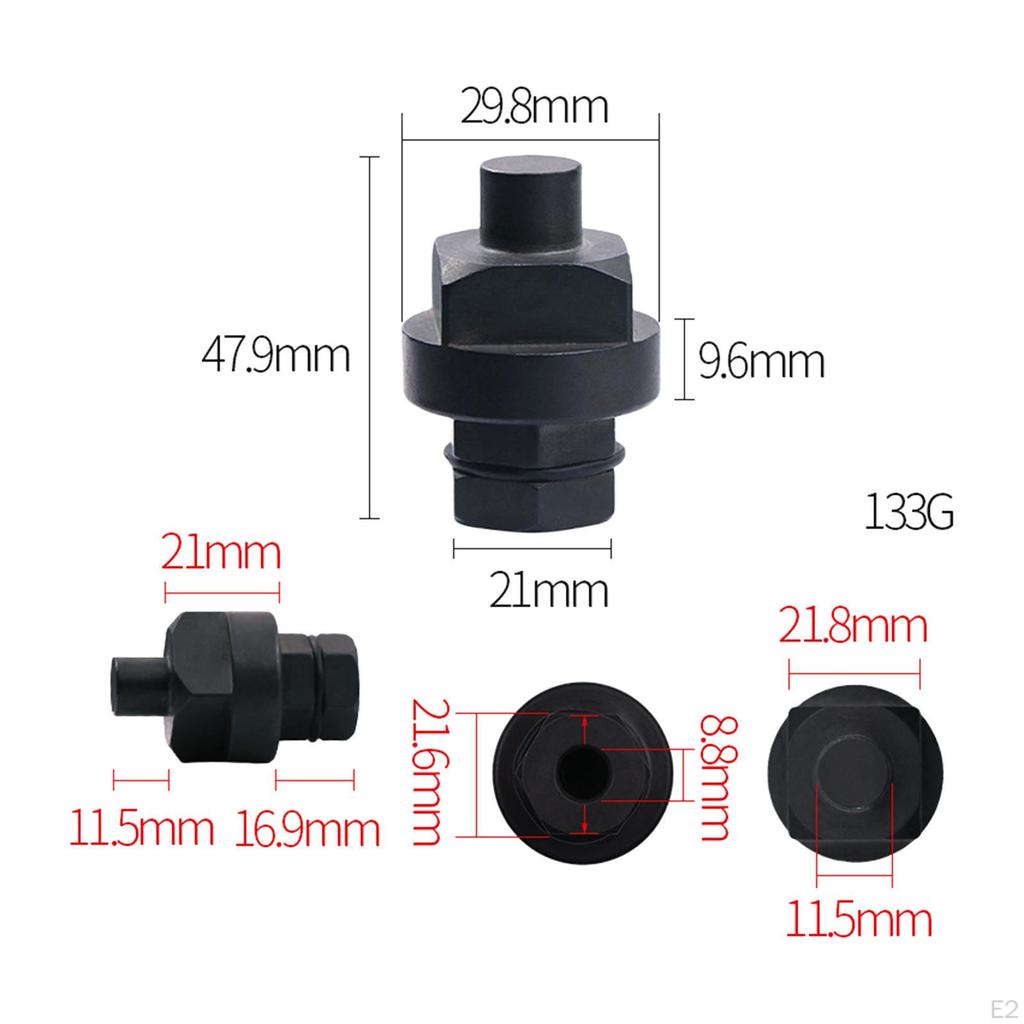 Camshaft Key T40058 Crankshaft Turning Socket Tool Vehicles Auto Repair Replaces