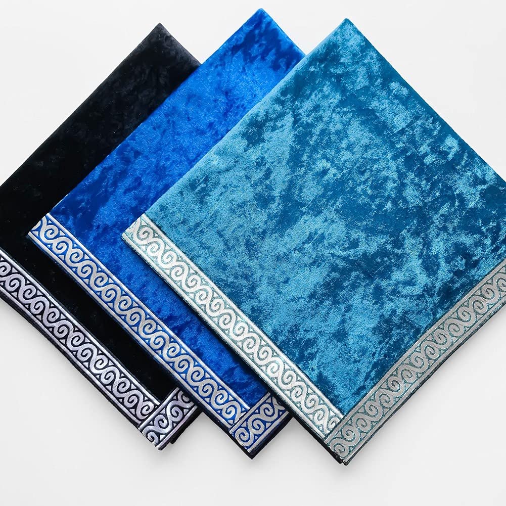 Thick Velvet Tarot Cloth for Tarot with Professional for Magic and Appraisals Large, Cards, 65x65cm, Pouch, Grade, High-Quality, Tricks, Divination,