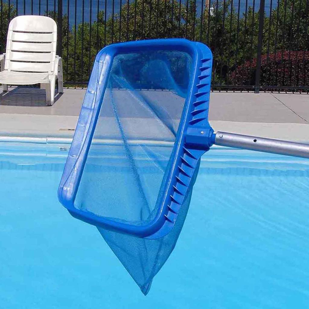 Swimming Pool Cleaning Skimmer Net with Fine Holes Effectively Catch Leaves Design for Inground & Above Ground Pools Ponds