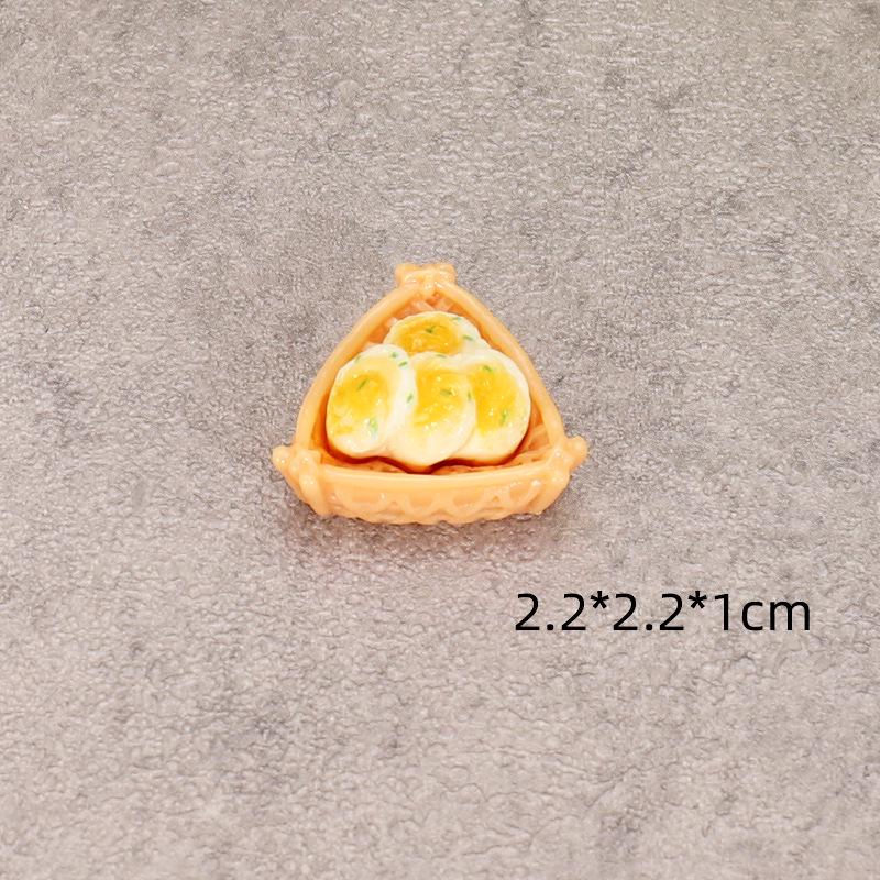 

Миниатюрные смоляные завтраки: Игрушечный хлеб и булочки Ювелирные аксессуары