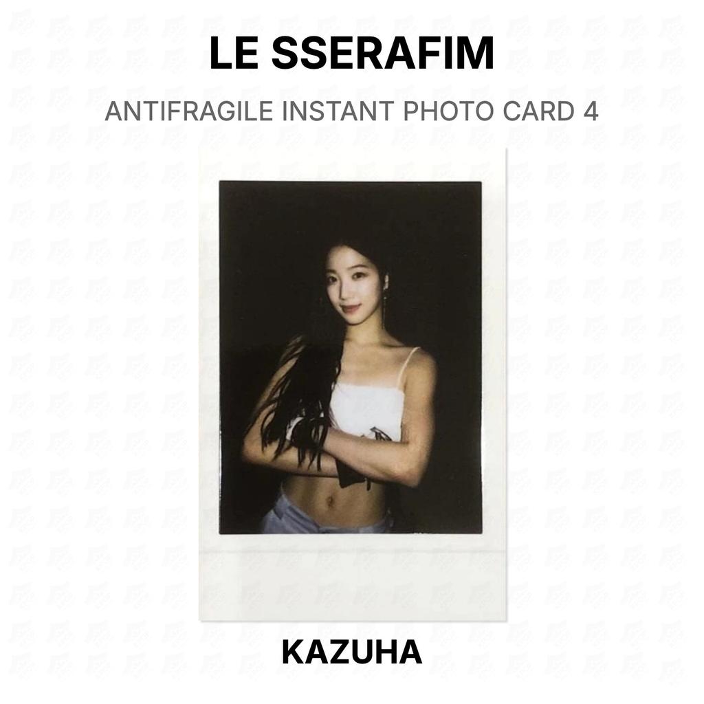 LE SSERAFIM ANTIFRAGILE INSTANT PHOTO CARD 4 Official Photocard