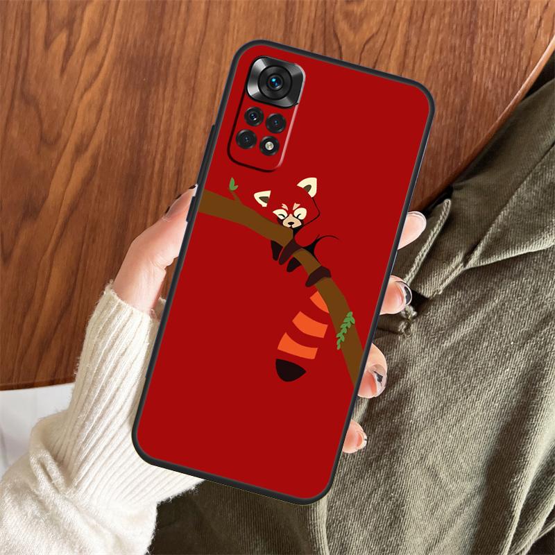 

Red Panda Cute Animal Case For Xiaomi Redmi Note 14 Pro 13 12 11 10 15 Pro Plus Redmi 13 C 15 10C 12C 14C 15C Cover Redmi Note 12 Pro 4G