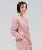 CHASECULT Women'S Embroidered Point Fleece Sweatshirt - Pink