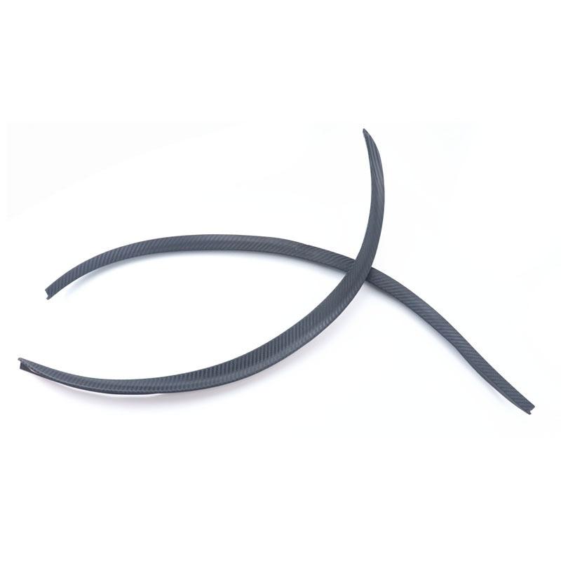 Anti-Kratz-Universal-Auto-LKW-Schwarz-Karbonfaser-Karosseriesatz, Verkleidung, Kotflügelverbreiterung, Gummirad, Augenbraue, Anti-Kratz-Streifen, Lippenaufkleber