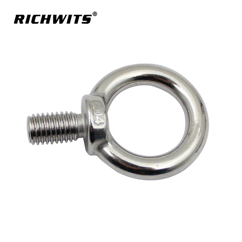 304 Stainless Steel JIS1168 Japanese Eyebolt Ring Bolt for Rigging