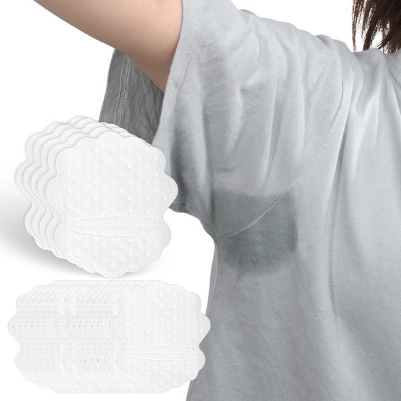 Armpit Sweat Pads 20PCS Non Visible Non-woven Armpit Sweat Patches Portable Anti Sweating Pads Thin Underarm Sweat Patches For